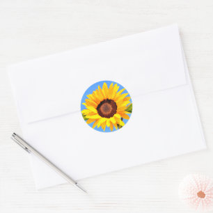 Yellow Sunflower Sticker