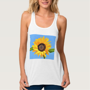 Yellow Sunflower Tank Top
