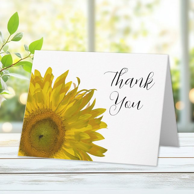 Yellow Sunflower Thank You (Creator Uploaded)