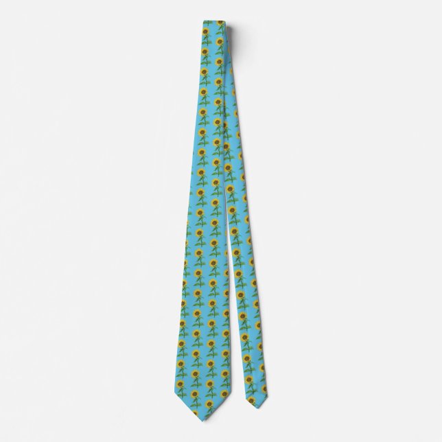 Yellow sunflower tie (Front)