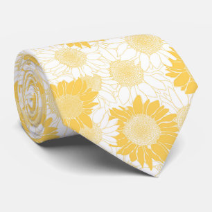 Yellow Sunflower Tie