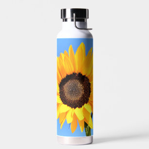 Yellow Sunflower Water Bottle