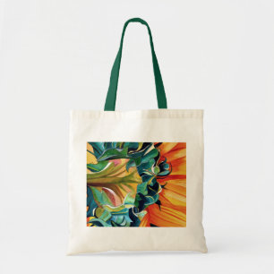 Yellow Sunflower watercolor original art painting Tote Bag