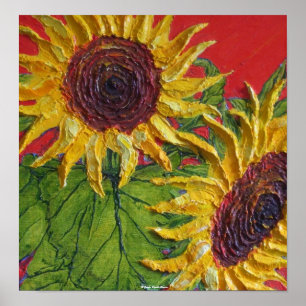 Yellow Sunflowers Fine Art Poster