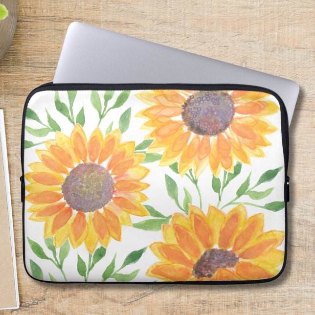 Yellow Sunflowers Laptop Sleeve (Creator Uploaded)
