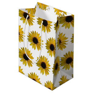 Yellow Sunflowers Medium Gift Bag