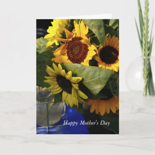 Yellow Sunflowers Mother's Day card