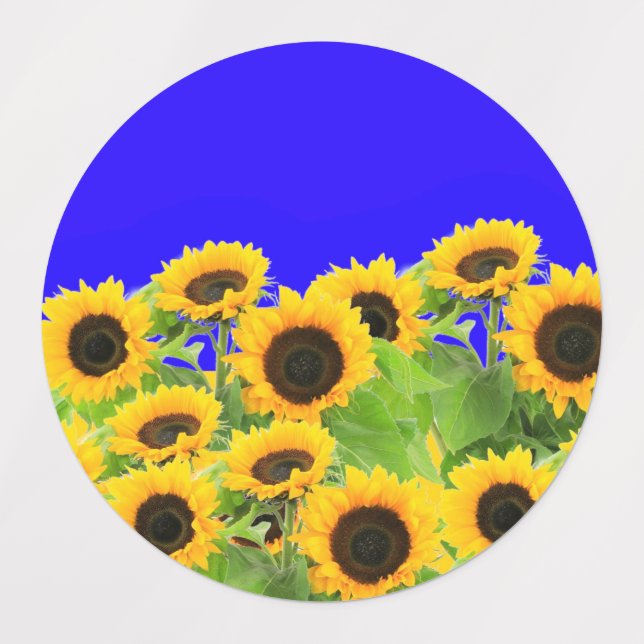 Yellow Sunflowers Stickers (Design 1)