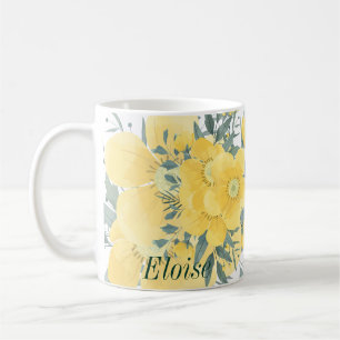 Yellow Sunny Blossoms Coffee Mug