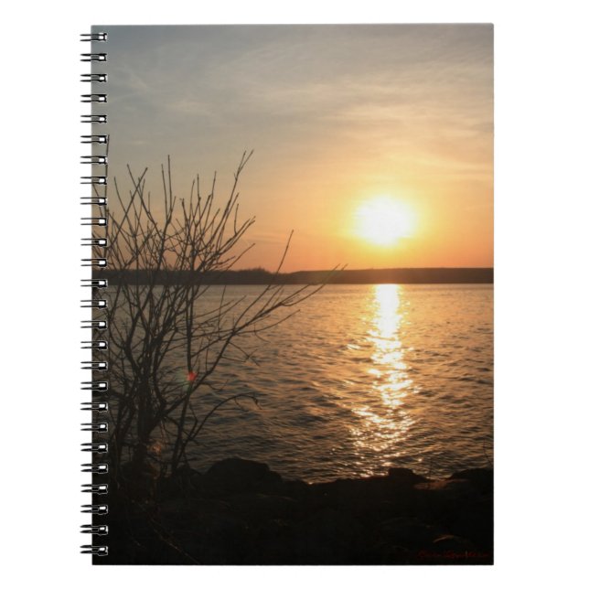 Yellow Sunset Notebook (Front)