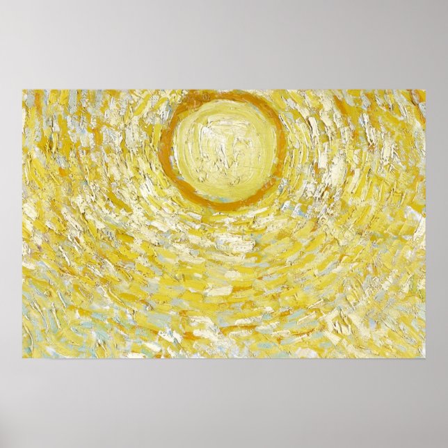 Yellow Sunshine Art Poster (Front)