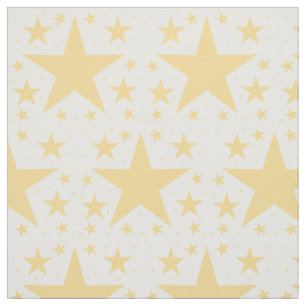 Yellow Superstar Collection Pattern Fabric
