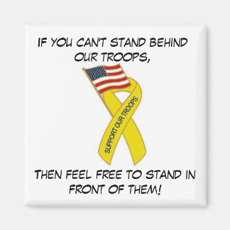 Yellow Support Ribbon.. Magnet