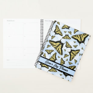 Yellow Swallowtail Butterflies Personalized Planner