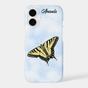 Yellow Swallowtail Butterfly Blue Sky Personalised