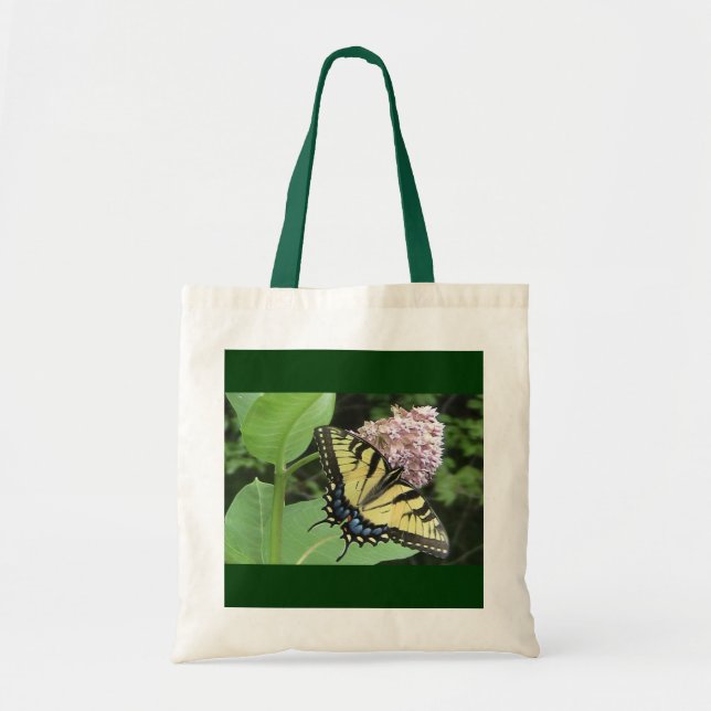 Yellow Swallowtail Butterfly Tote Bag (Front)