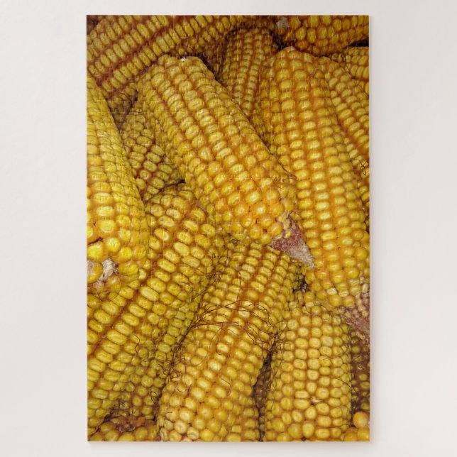 Yellow Sweet Corn Jigsaw Puzzle (Vertical)