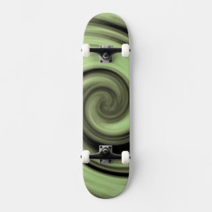 Yellow Swirl Skateboard
