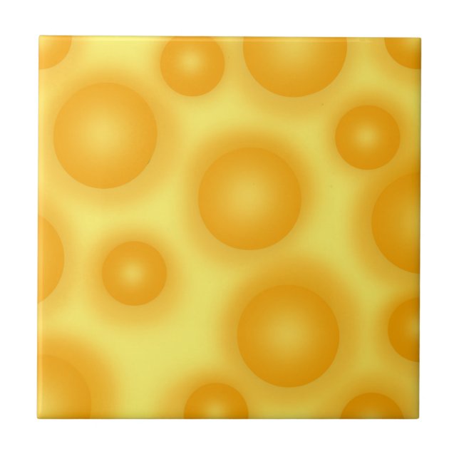 Yellow Swiss Cheese Tile (Front)