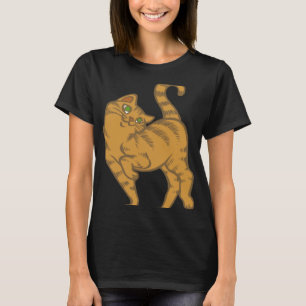 Yellow Tabby Orange Tabby Cat Cute Kitty Kitteh T-Shirt