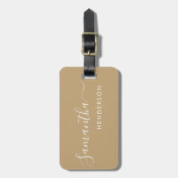 Yellow Tan Luggage Tags Wedding Table Plan / Favou
