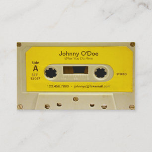 Yellow Tape Business Card