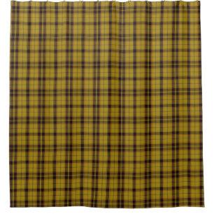 yellow Tartan Plaid Scottish Kilt Shower Curtain