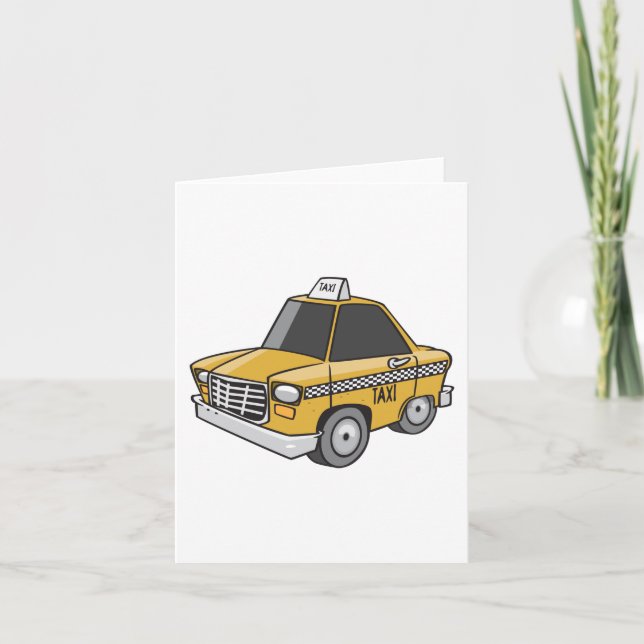 Yellow Taxi Card (Front)