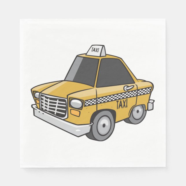 Yellow Taxi Napkin (Front)