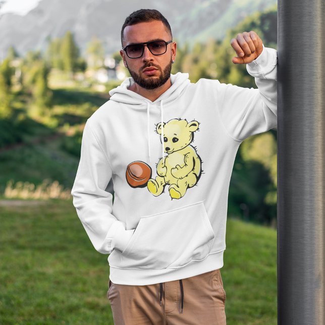Yellow Teddy Bear Hoodie (Creator Uploaded)