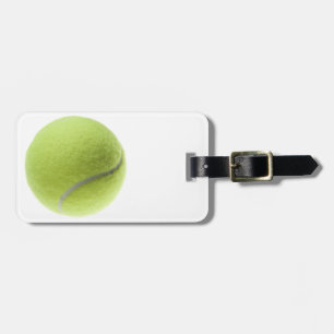 Yellow Tennis Ball Customised Template Luggage Tag