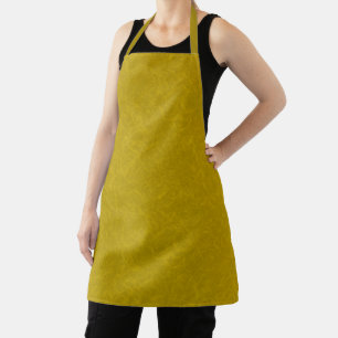 Yellow textured surface with  swirling pattern apron