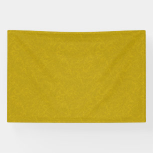 Yellow textured surface with swirling pattern banner