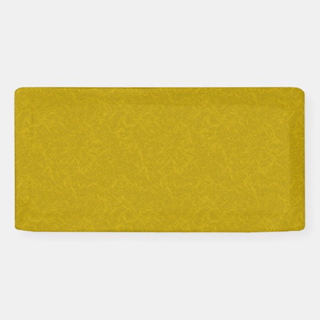 Yellow textured surface with  swirling pattern banner (Horizontal)