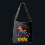 Yellow This Girl Loves Her Horse  Crossbody Bag<br><div class="desc">This Girl Loves Her Horse</div>