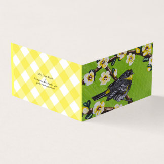 Yellow Throat Warbler ~ Spring