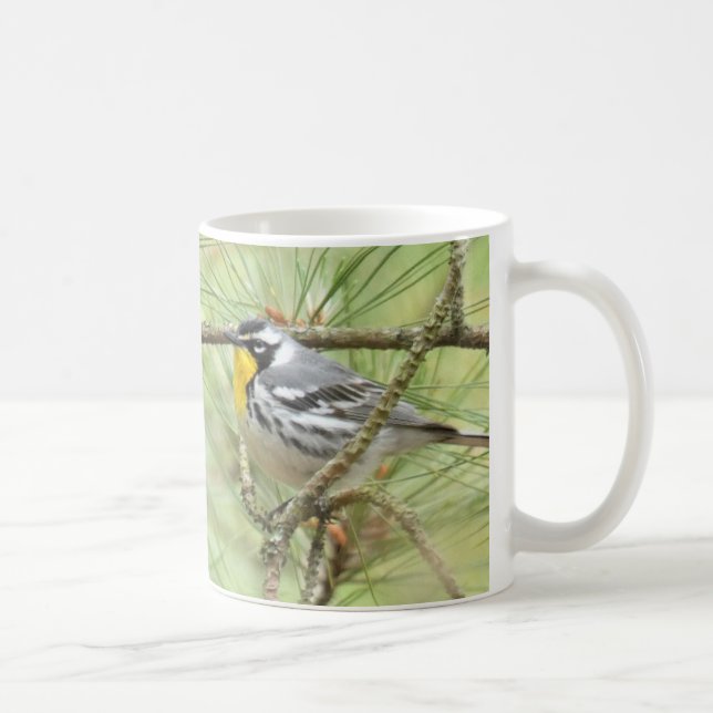 Yellow-throated Warbler Mug by BirdingCollectibles (Right)