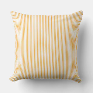 Yellow Ticking Stripe  Cushion