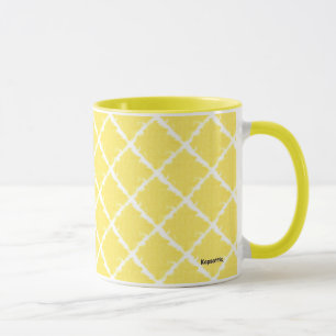 Yellow Tie Dye Pattern Mug