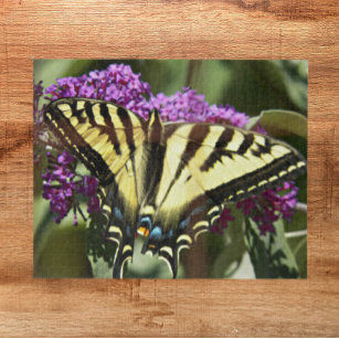 Yellow Tiger Swallowtail Butterfly Nature Jigsaw Puzzle