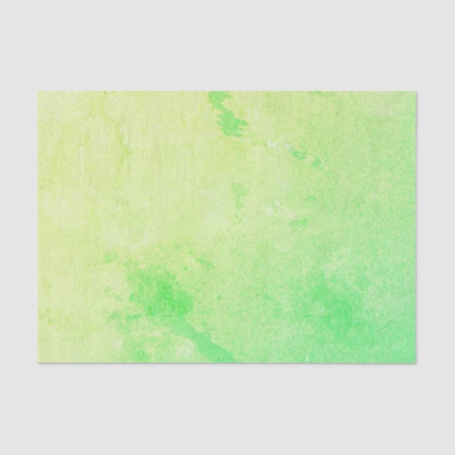 Yellow to Green Ombre Type Tissue Paper (Front)