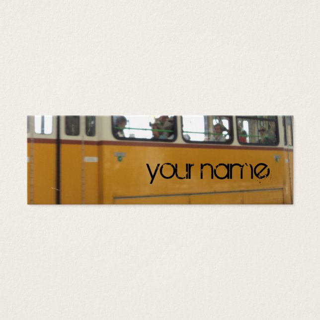 yellow tramcar (Front)
