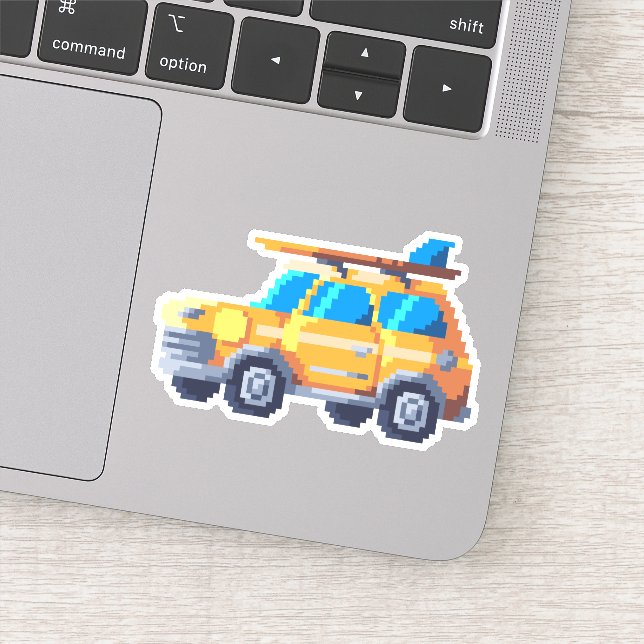 Yellow travel car (Detail)