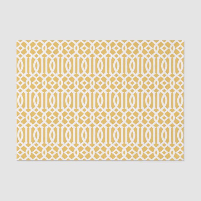 Yellow Trellis | Tissue Paper (Front)