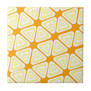 Yellow Triangle Pattern Tile