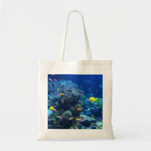 Yellow Tropical Fish Tote Bag