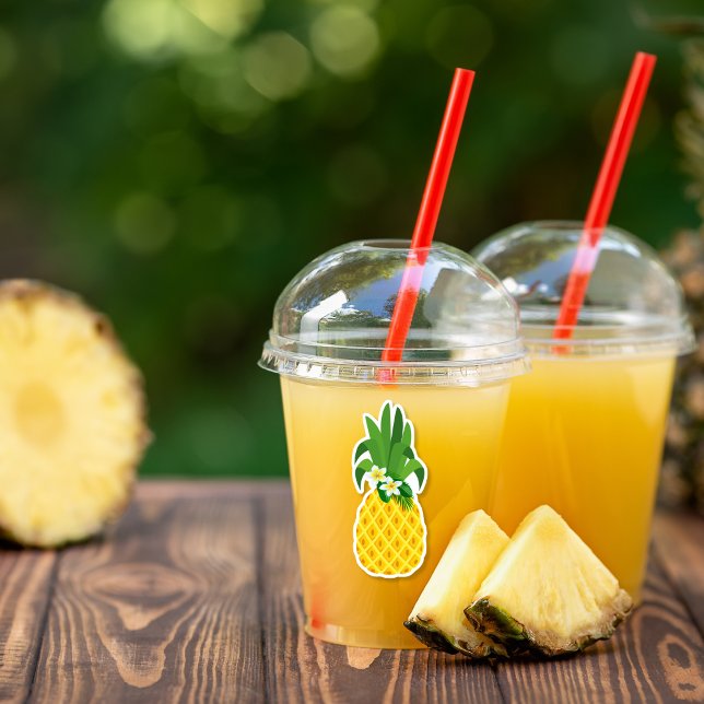 Yellow Tropical Pineapple      (Pineapple Express Sticker)