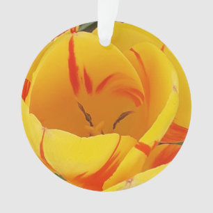 Yellow Tulip Acrylic Ornament