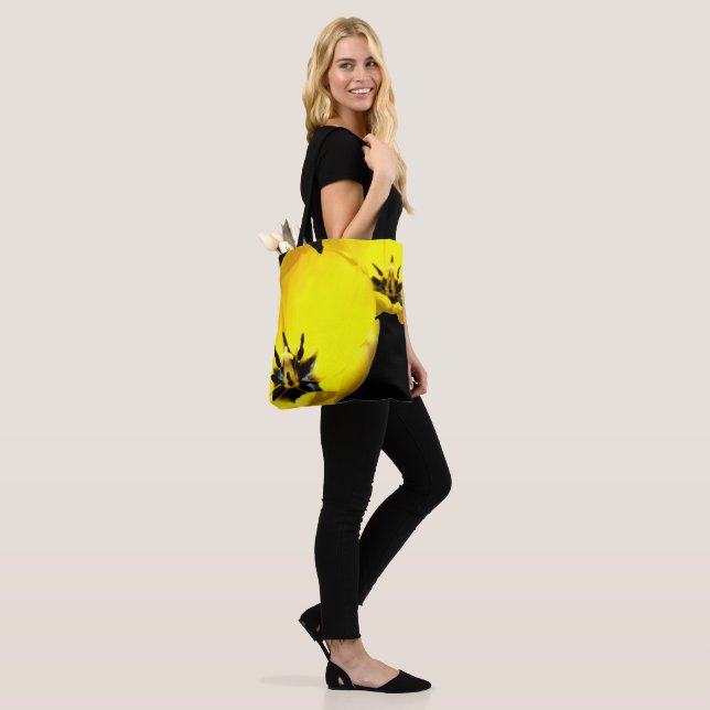 Yellow Tulip All Over Print Bag (On Model)