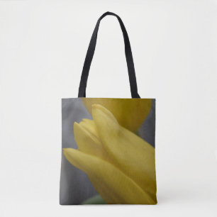 Yellow Tulip – Bold Botanical Art Tote Bag